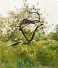 Peach Blossoms by childe hassam